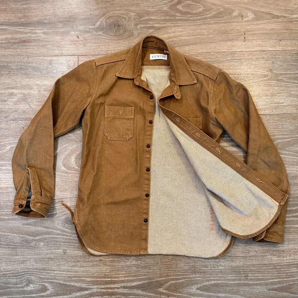 Gustin Men's “Big Gold” Workshirt - Med - Classic Fit - Made in USA